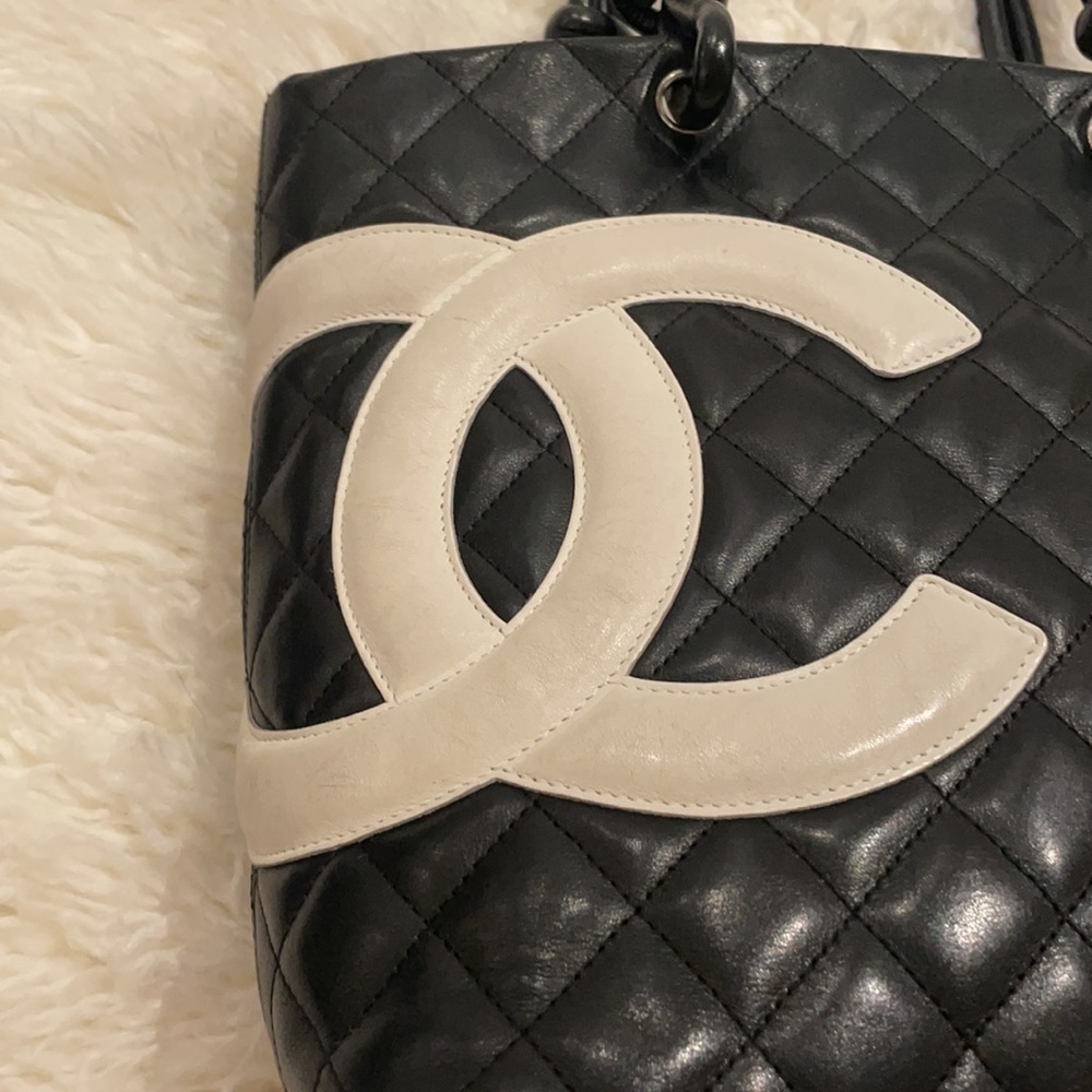 Chanel Carbon Tote - Picture 12 of 14